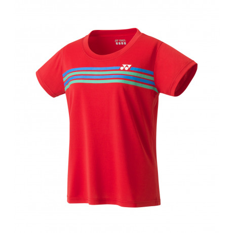 Tee-shirt Yonex Crew Neck Team YW0022EX Lady rouge