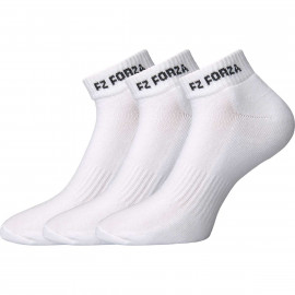 Chaussettes Forza Comfort courtes blanches x3
