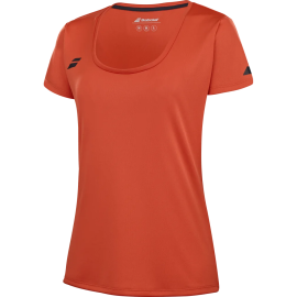 TEE-SHIRT BABOLAT PLAY CAP SLEEVE ROUGE FEMME