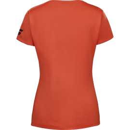 TEE-SHIRT BABOLAT PLAY CAP SLEEVE ROUGE FEMME