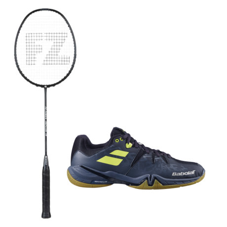 PACK : FZ FORZA IMPULSE 10 + BABOLAT SPIRIT NOIR ET JAUNE