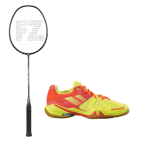 PACK :  FZ FORZA IMPULSE 10 + BABOLAT SPIRIT JAUNE