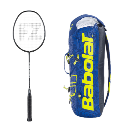 PACK : FZ FORZA IMPULSE 10 + BABOLAT SLING BLEU ET JAUNE