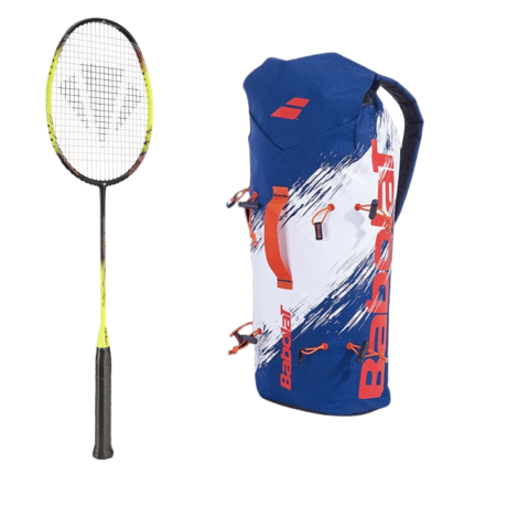 PACK : CARLTON 1500 THUNDER SHOW + BABOLAT SLING BLEU ET BLANC