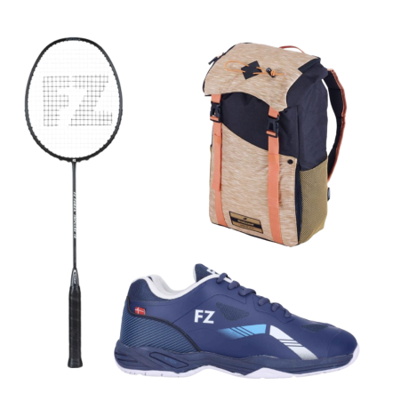 PACK : FZ FORZA IMPULSE 10 + FZ FORZA BRACE V2 HOMME + BABOLAT AXS BEIGE