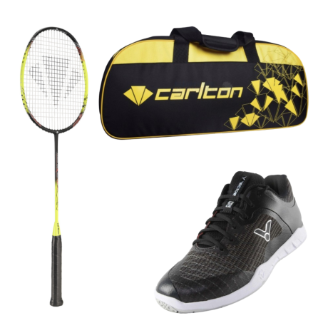 PACK : CARLTON 1500 THUNDER SHOW + CHAUSSURES VICTOR VG1 + CARLTON AIRBLADE